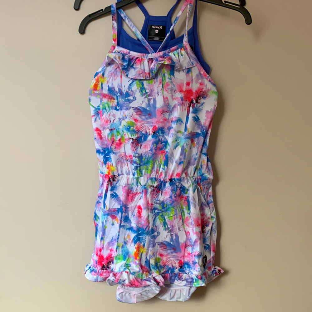 NWT. Hurley set of 2 girl’s tank dress and romper